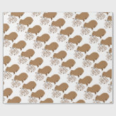 verrückte Capybaradame Geschenkpapier (Flach)