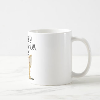 Verrückte Chihuahua-Dame Mug Kaffeetasse