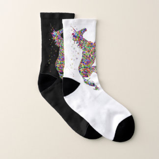 Verrückte coole Unicorn-Socken Socken
