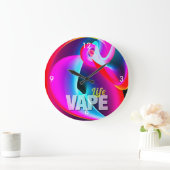 Verrückte coole Vape Wolke Große Wanduhr (Zuhause)