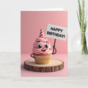 Verrückte Cupcake-Party-Karte Karte