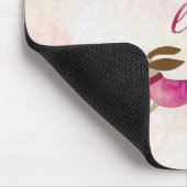 Verrückte Dackel-Hundedame Mousepad (Ecke)