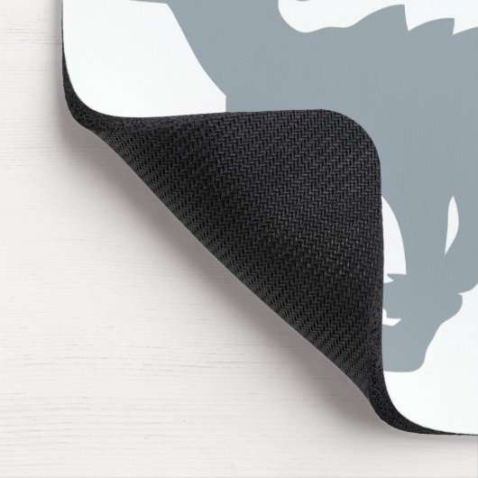 Verrückte Dinosaurier-Dame Mousepad (Ecke)