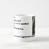 Verrückte Eichhörnchen Kaffeetasse (Mittel)