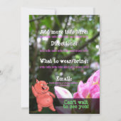 Verrückte Einladung (Rückseite)