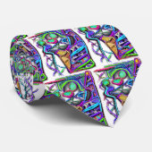 verrückte Eistüte 1 Krawatte (Gerollt)