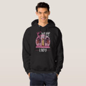 Verrückte Erdmännchen-Dame Erdmännchen-Mädchen Hoodie (Vorne ganz)