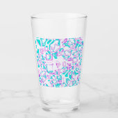 verrückte Fantasy Maps weiß und aqua Glas (Vorderseite)