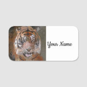 Verrückte Farbe - Tiger Namensschild (Vorderseite)