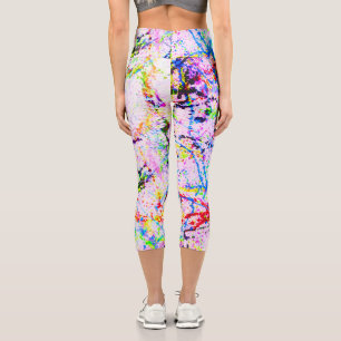 Verrückte Farben Capri Leggings