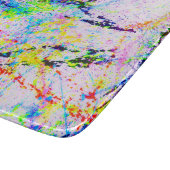 Verrückte Farben Schneidebrett (Ecke)