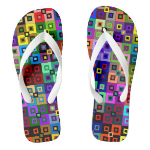 Verrückte Flickendecken Flipflops Badesandalen