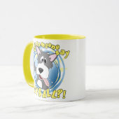 Verrückte Flyball HundeTasse Tasse (Vorderseite Links)