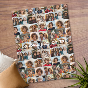 Verrückte Fotocollage - Bis zu 16 Fotos Fleecedecke