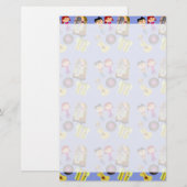 verrückte Fünfziger Briefpapier (Vorne/Hinten)