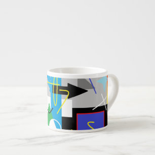 Verrückte Geometrie Funky Tasse