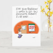 Verrückte Geschenke Karte (Gelbe Blume)