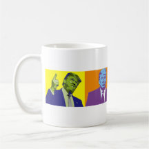 Verrückte Gesichts-Tasse Donald Trump