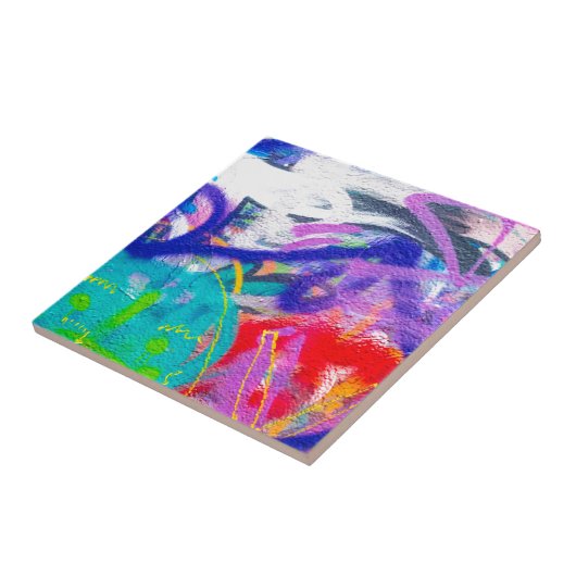 Verrückte Graffiti Fliese (Seite)