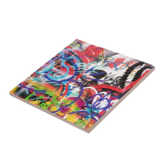 Verrückte Graffiti Fliese (Seite)