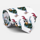 Verrückte Hahn-Krawatte Krawatte (Gerollt)