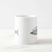 Verrückte Haifisch-Dame Kaffeetasse (Mittel)