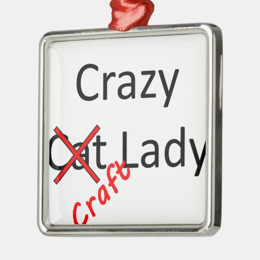 verrückte Handwerksdame .png Ornament Aus Metall (Links)