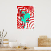 verrückte Hasenjungen Poster (Küche)