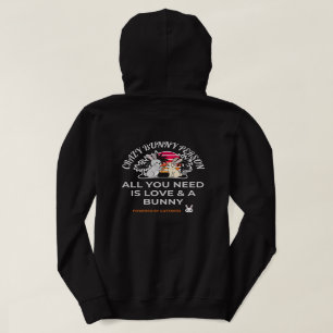 Verrückte Hasenperson Hoodie
