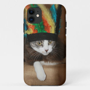 Verrückte hauptsächlichkatze iPhone 11 hülle