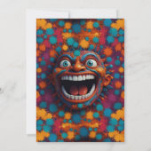 verrückte Hochzeitseinladungen Einladung (Rückseite)