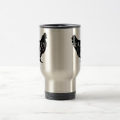 Verrückte Huhn-Dame Reisebecher (Mittel)