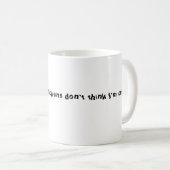 "Verrückte" Huhn-Personen-Kaffee-Tasse Kaffeetasse (VorderseiteRechts)