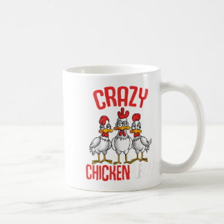 Verrückte Hühnerdame Frauen _1  Kaffeetasse