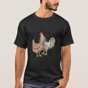 Verrückte Hühnerdame Huhn Bauernhof Vintage T-Shirt