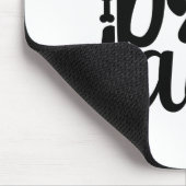 Verrückte Hundefrau Mousepad (Ecke)