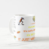 Verrückte Idee Kaffeetasse (Vorderseite Links)