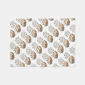 verrückte Igelsdame Fleecedecke (Vorderseite (Horizontal))