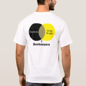 Verrückte Imker T-Shirt (Rückseite)