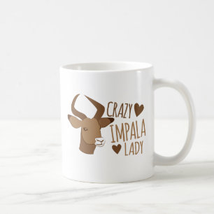 verrückte Impaladame Kaffeetasse