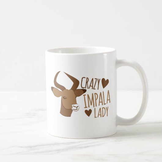 verrückte Impaladame Kaffeetasse (Rechts)