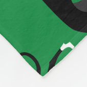 Verrückte Jagdhunde Fleecedecke (Ecke)