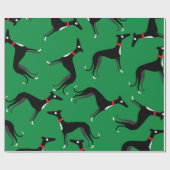 Verrückte Jagdhunde Geschenkpapier (Flach)