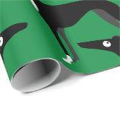 Verrückte Jagdhunde Geschenkpapier (Rolleneckpunkt)