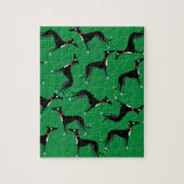 Verrückte Jagdhunde Puzzle (Vertikal)