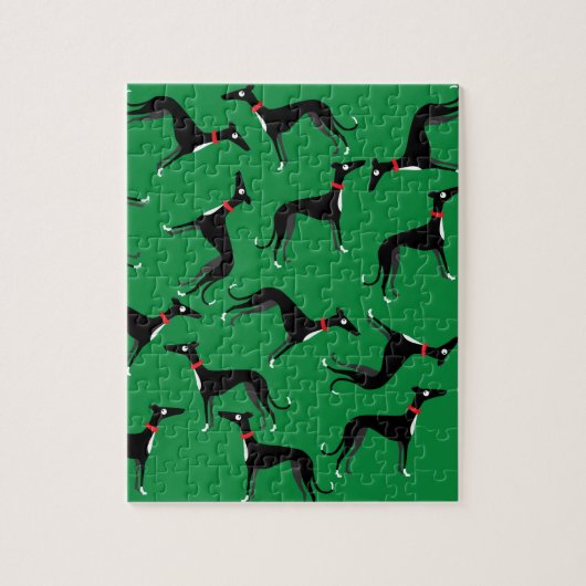 Verrückte Jagdhunde Puzzle (Vertikal)