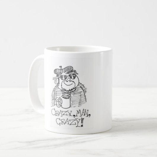 Verrückte Java-Tasse Kaffeetasse (Vorderseite Links)