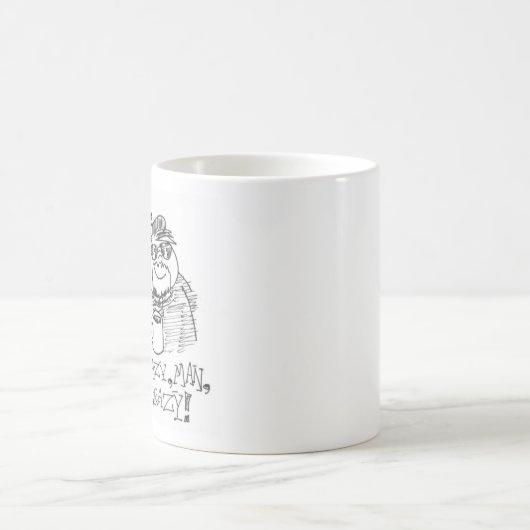 Verrückte Java-Tasse Kaffeetasse (Mittel)