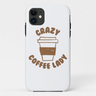 verrückte Kaffedame Case-Mate iPhone Hülle