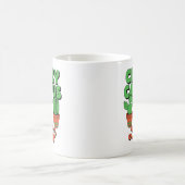 Verrückte Kaktus-Dame – Geschenk für Pflanzenmütte Kaffeetasse (Mittel)